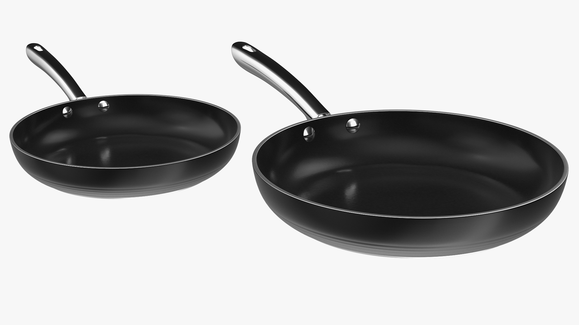 Frying Pan Set Generic 3D
