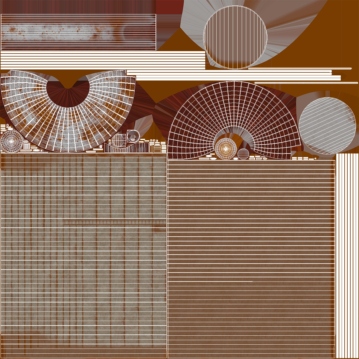 Barn Silo Red Old 3D