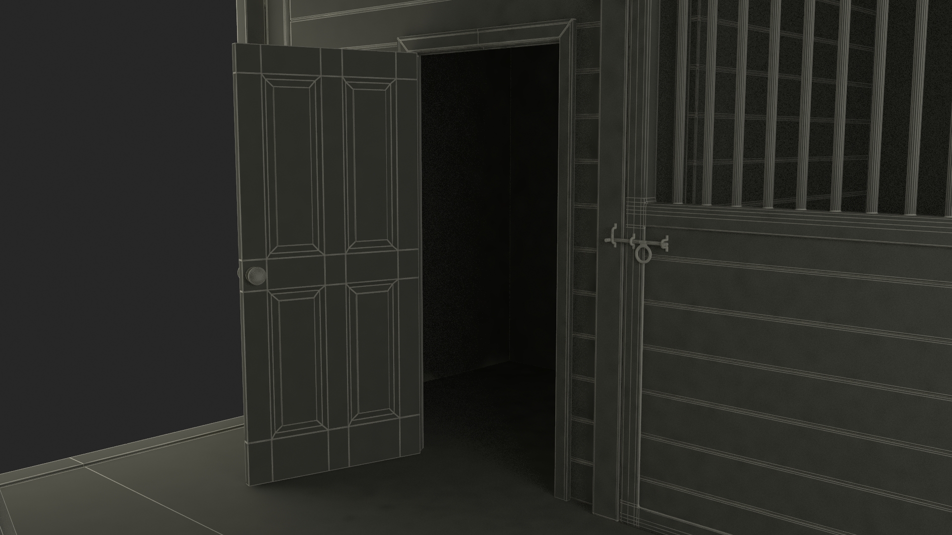Barn Silo Red Old 3D