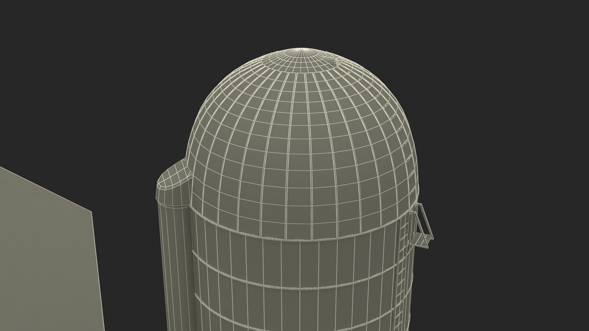 Barn Silo Red Old 3D