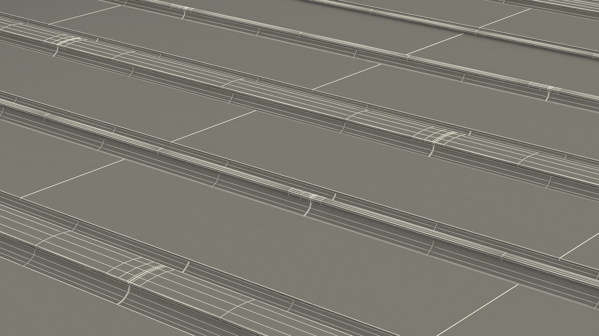 3D Bowling Alley Lane model
