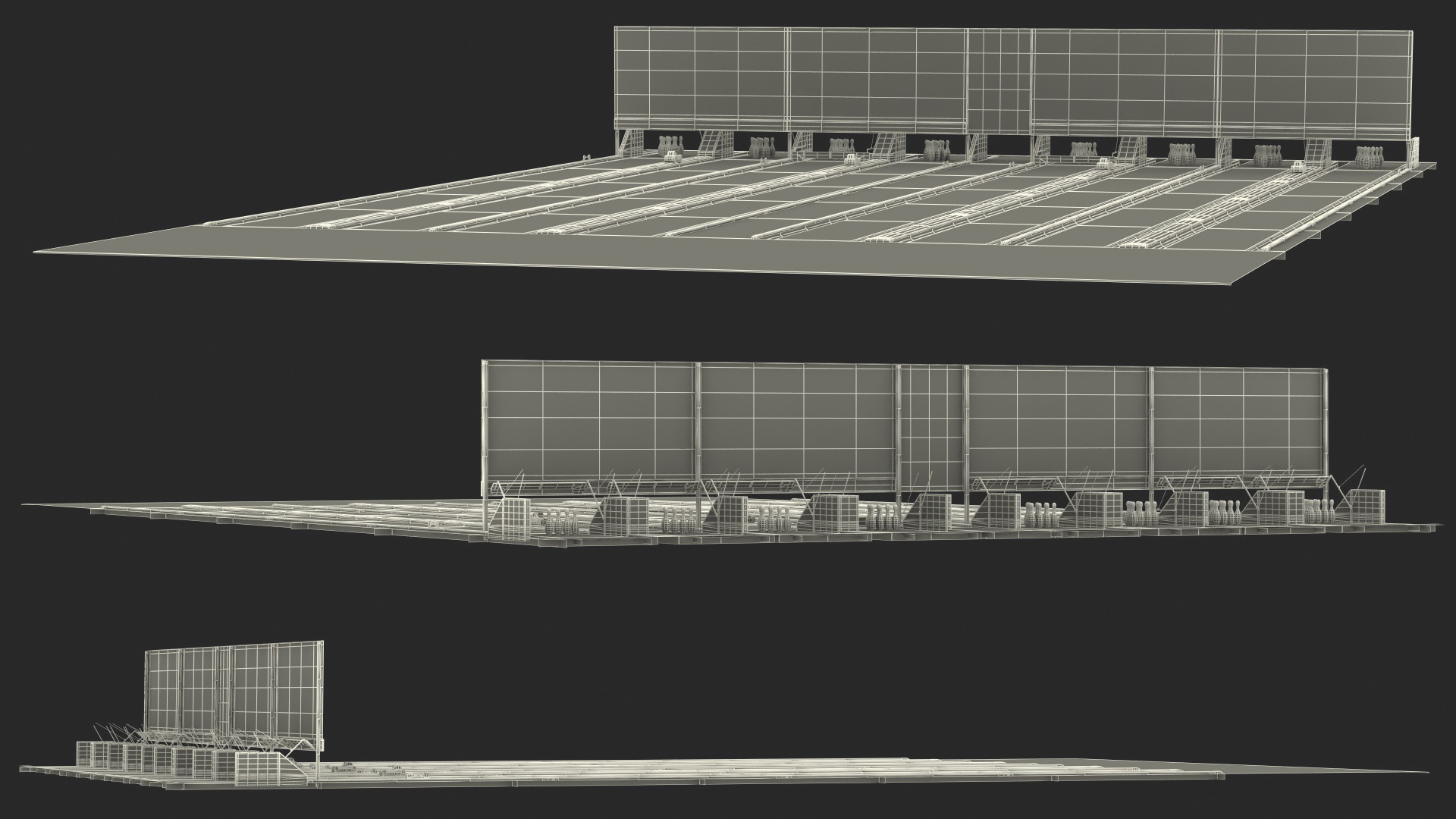 3D Bowling Alley Lane model