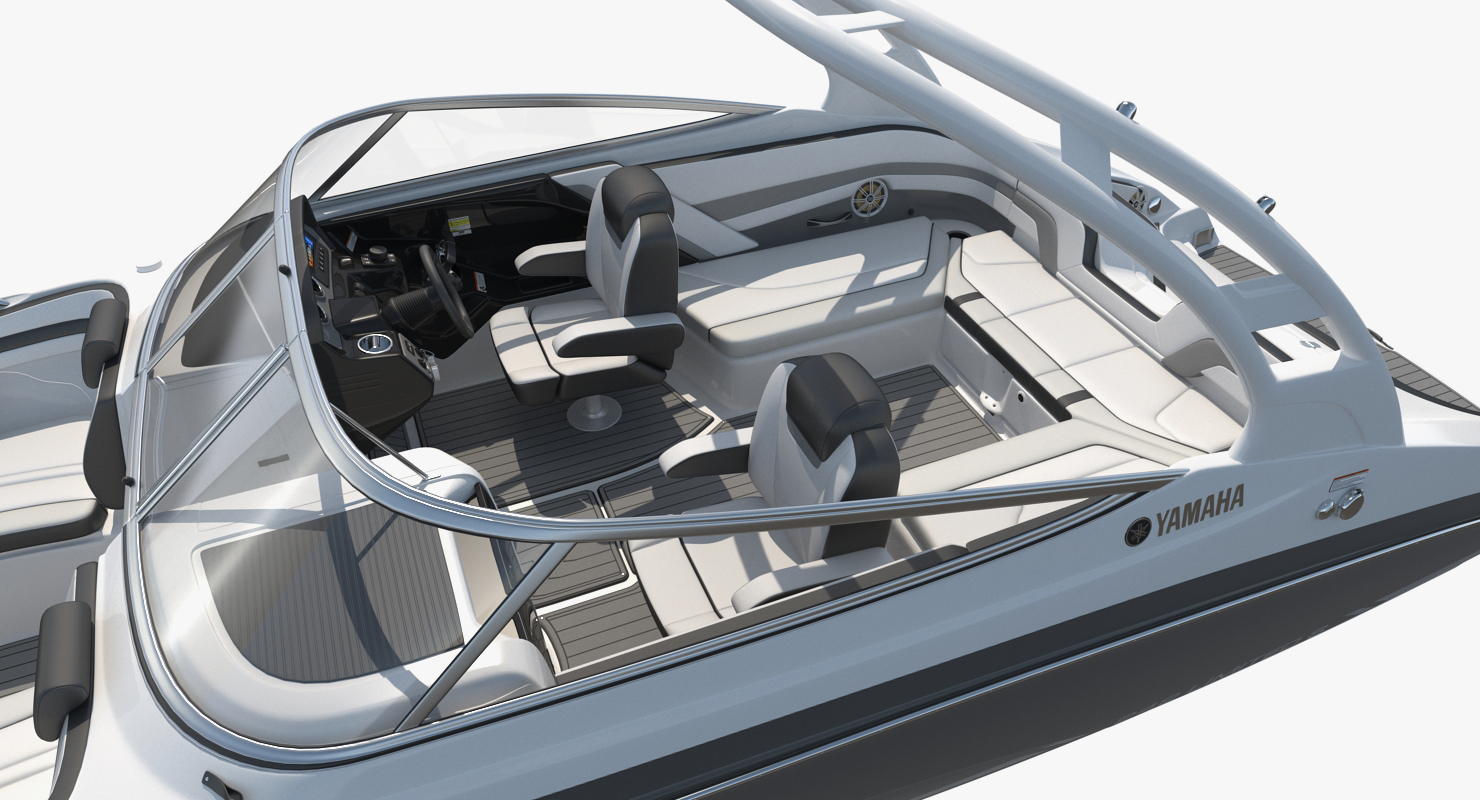 3D model Sportboat Yamaha 242 Limited S