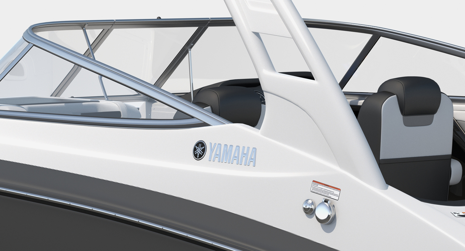 3D model Sportboat Yamaha 242 Limited S