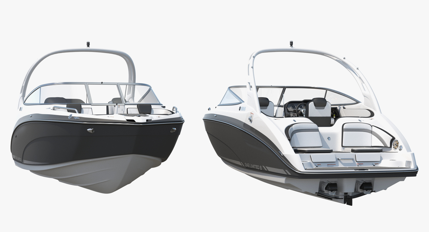 3D model Sportboat Yamaha 242 Limited S
