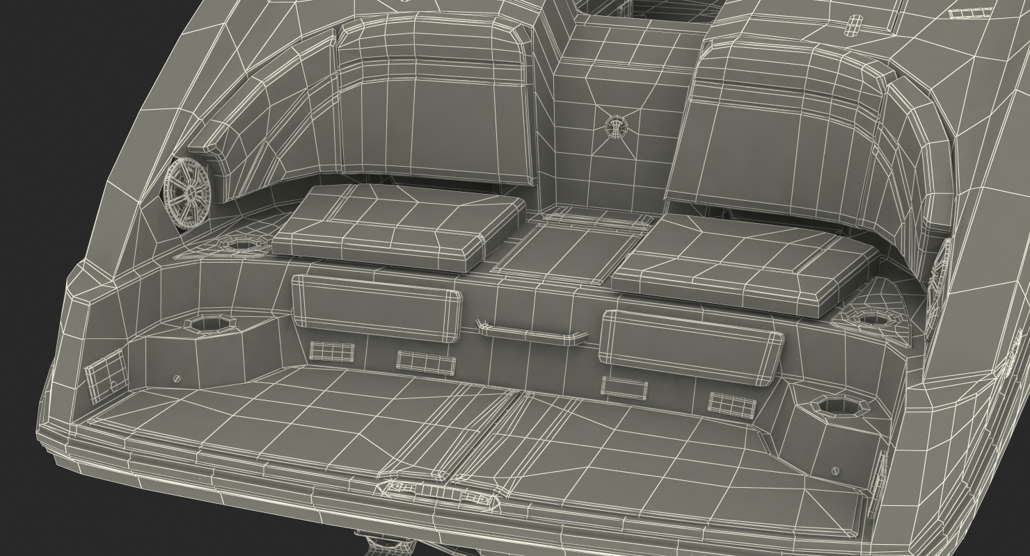 3D model Sportboat Yamaha 242 Limited S