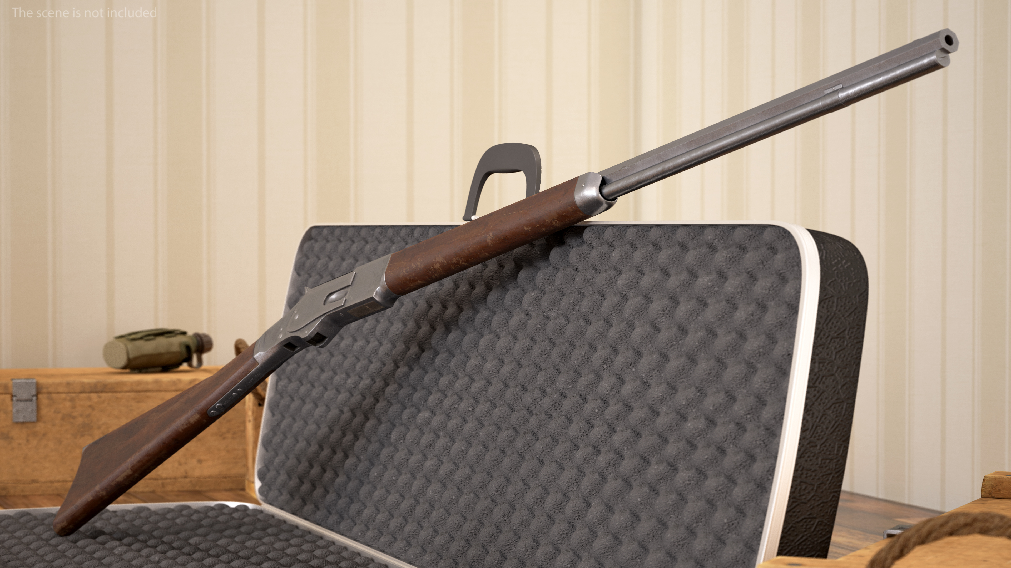 Winchester 1873 Lever-action Rifle 3D model