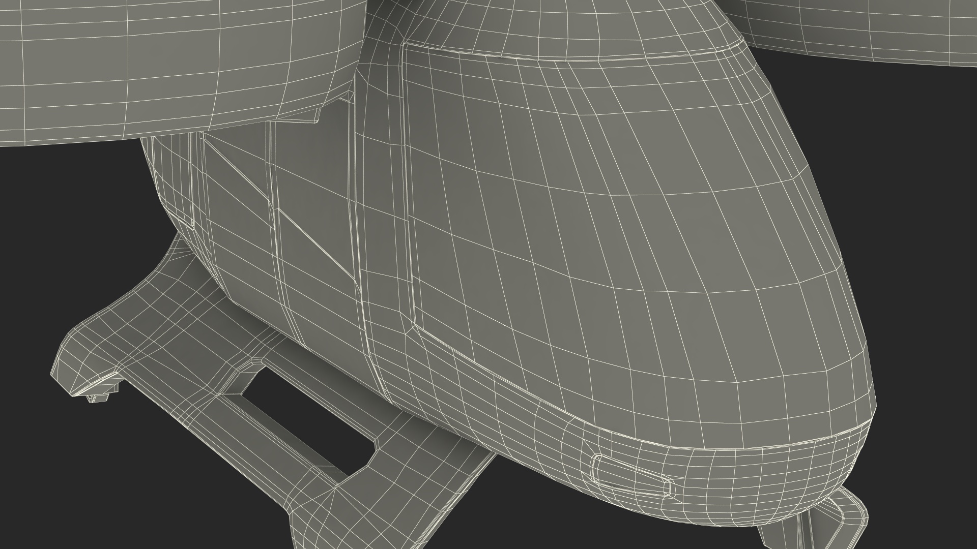 3D Flying Taxi Bell Nexus Rigged for Maya model