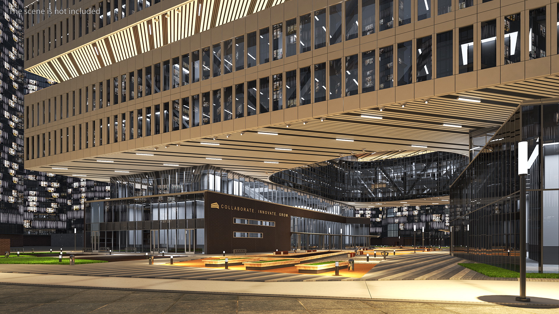 Samsung Office Night Glow Fur 3D model