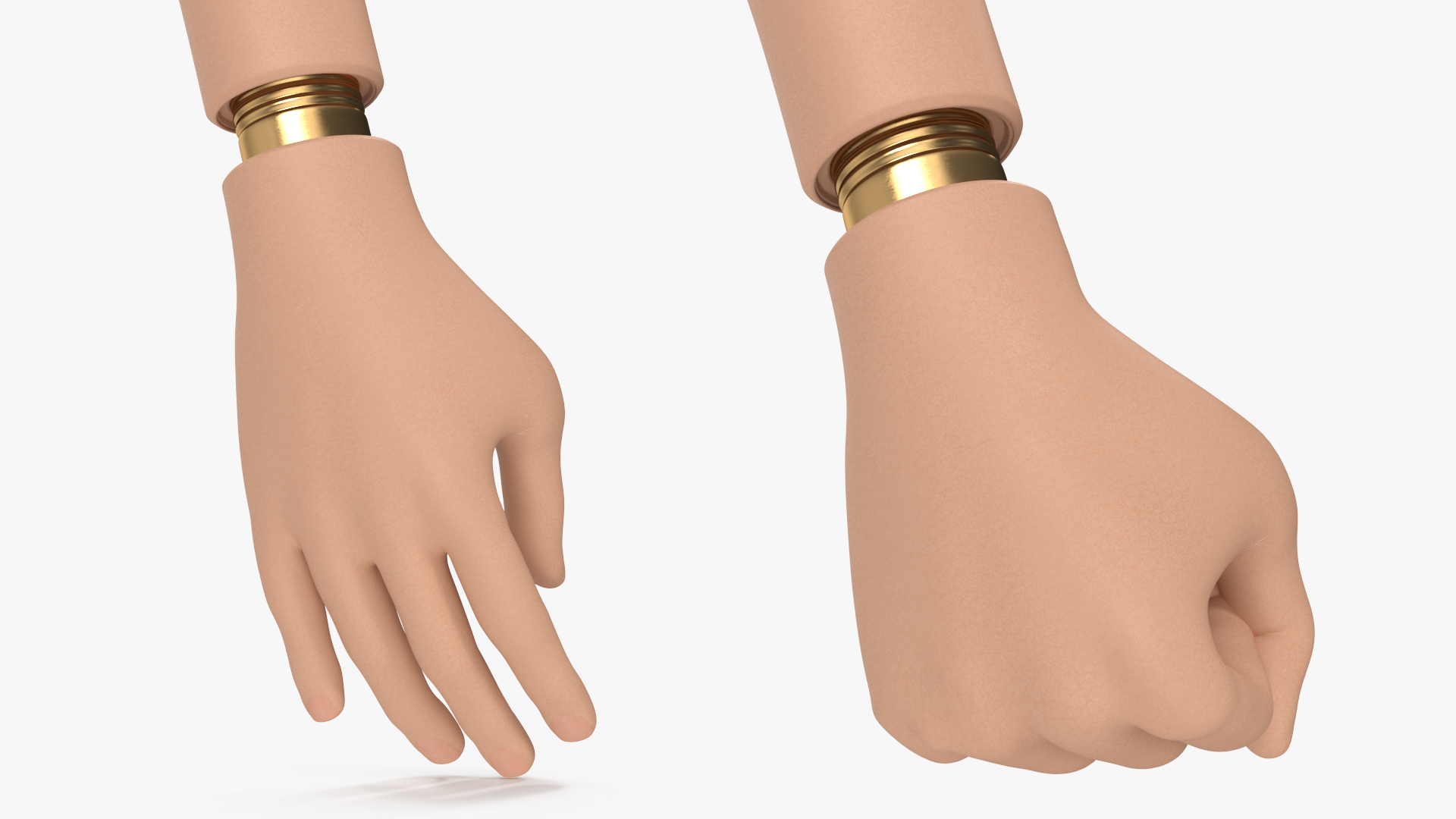 3D model Detailed Prosthetic Arm Rigged