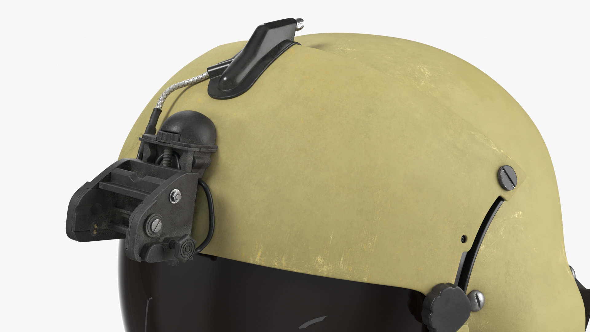 Tactical Protective Pilot Helmet Rigged - view 5