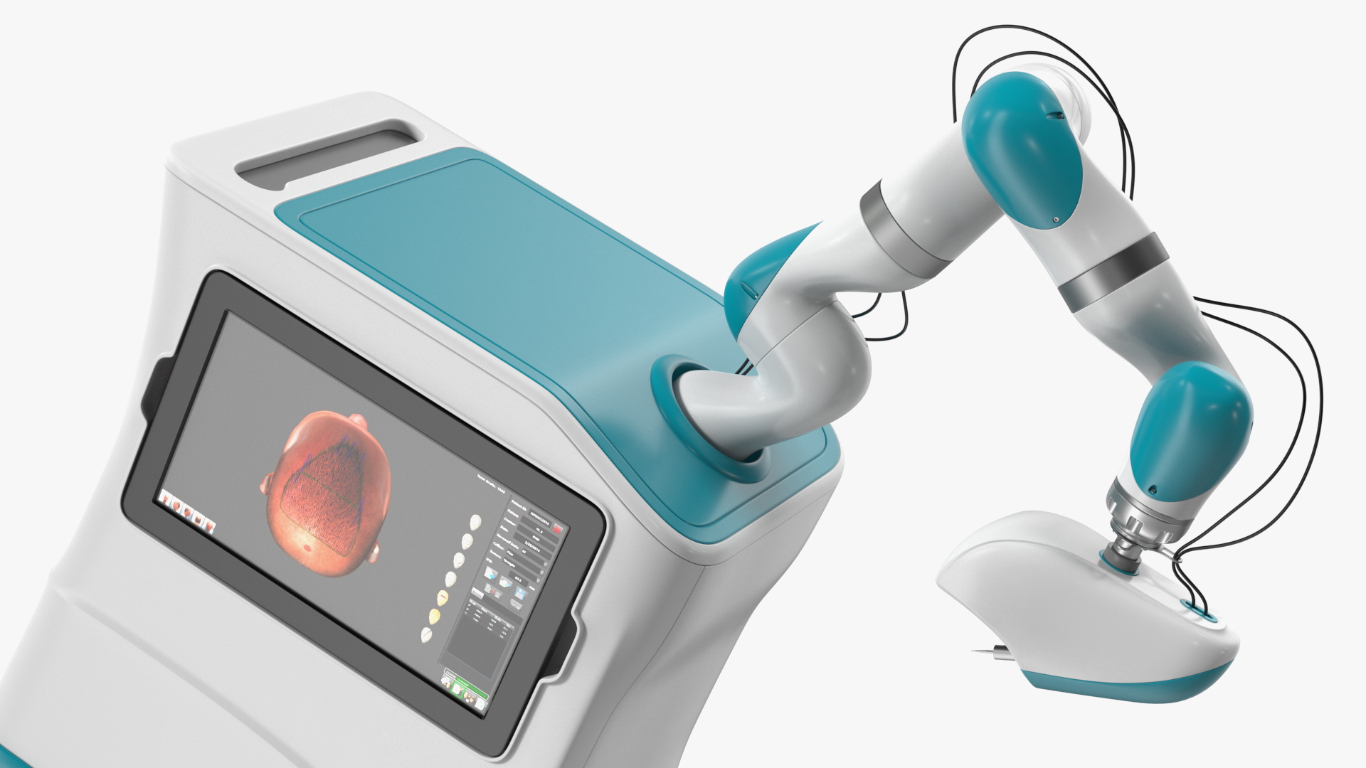 3D Robotic Hair Restoration Rigged