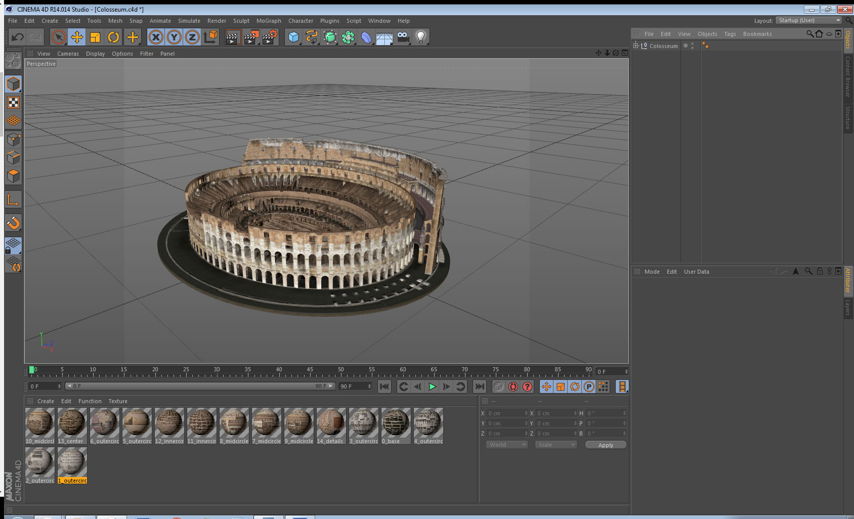 Colosseum 3D model
