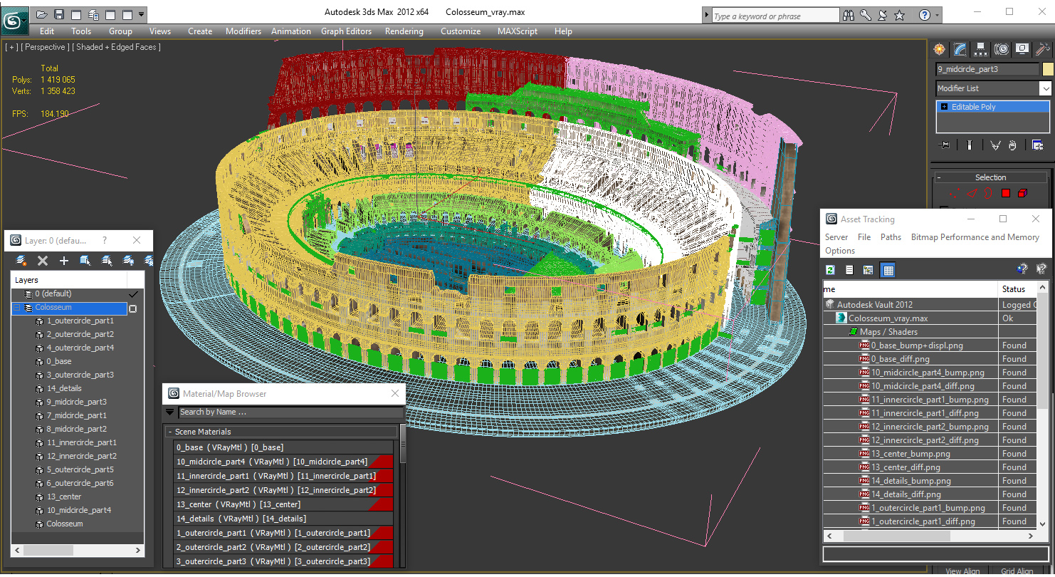 Colosseum 3D model