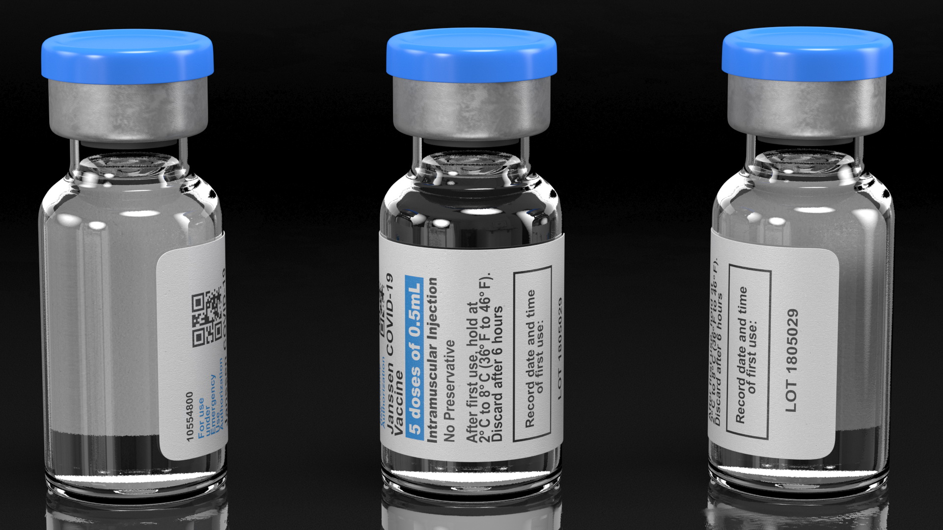 3D model Covid19 Vaccines Set