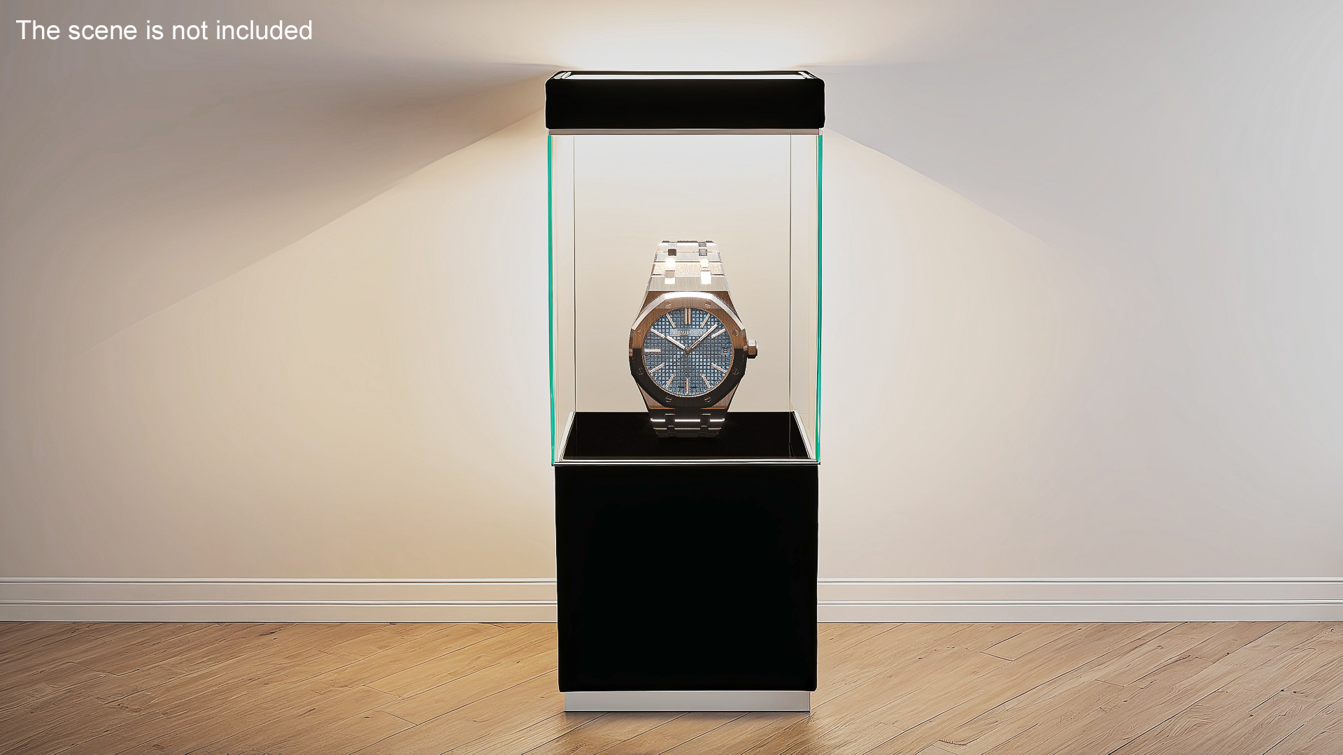 3D Audemars Piguet Royal Oak Smoked Blue White Gold Grande Tapisserie