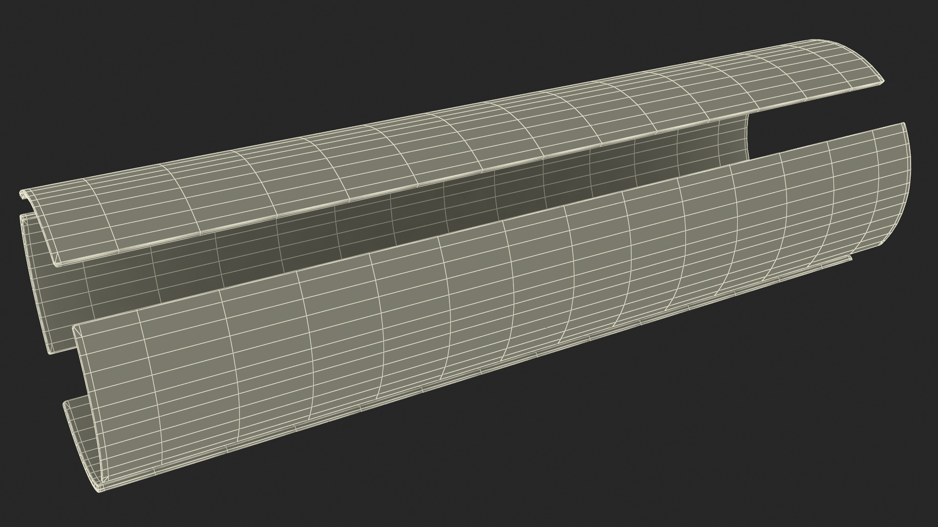 Structure of Wood Bark 3D