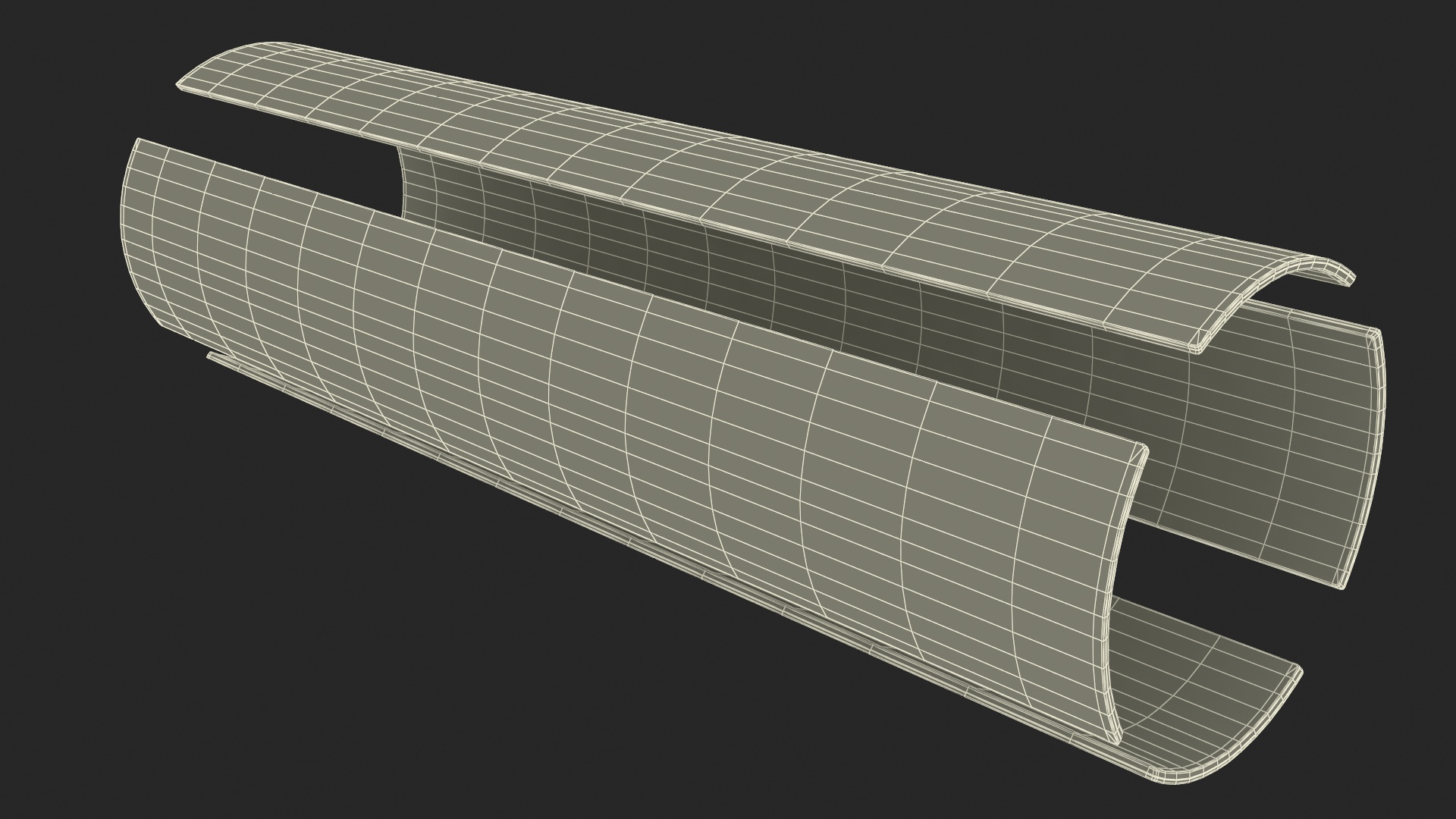 Structure of Wood Bark 3D