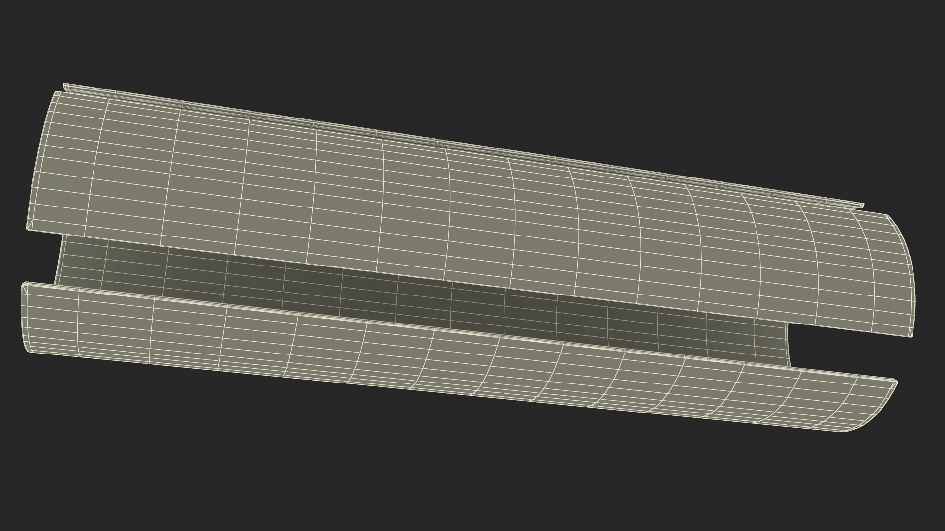 Structure of Wood Bark 3D