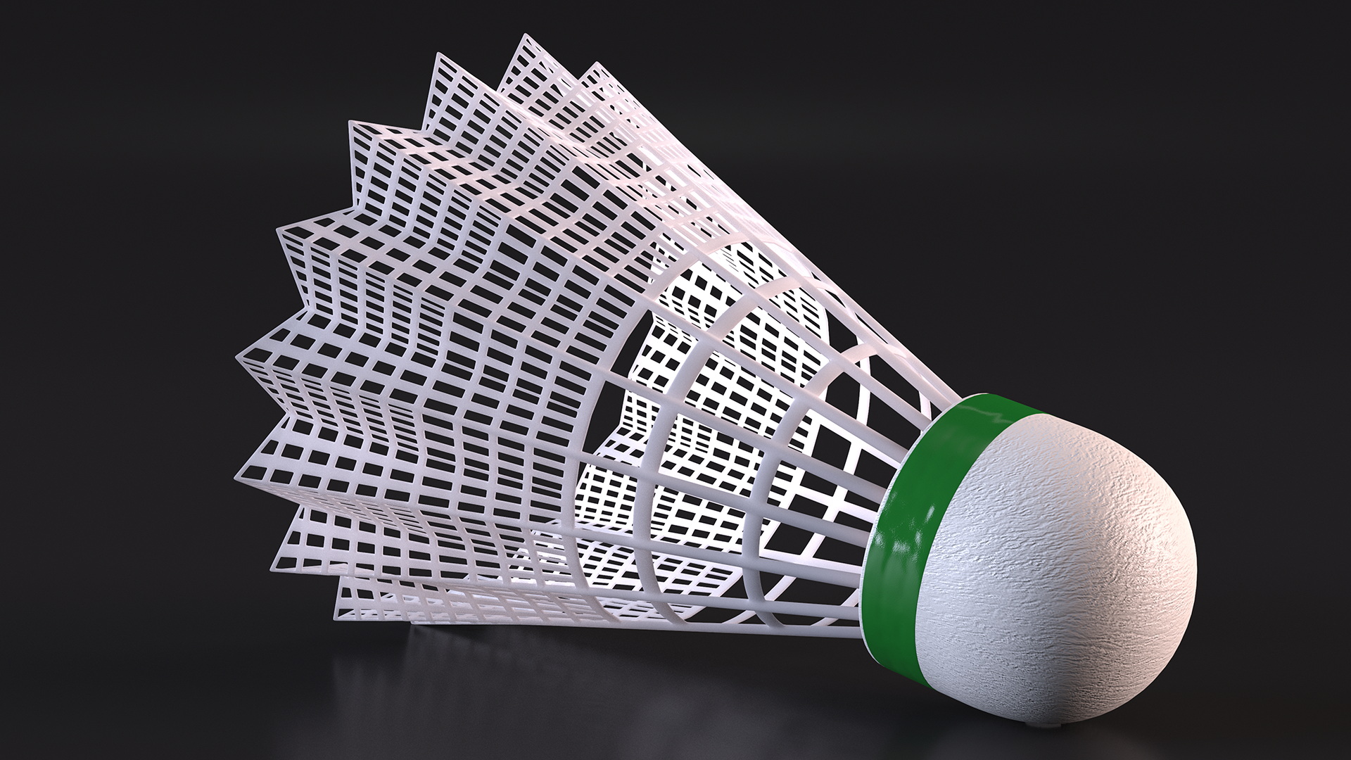 3D Badminton Rackets and Shuttlecock model