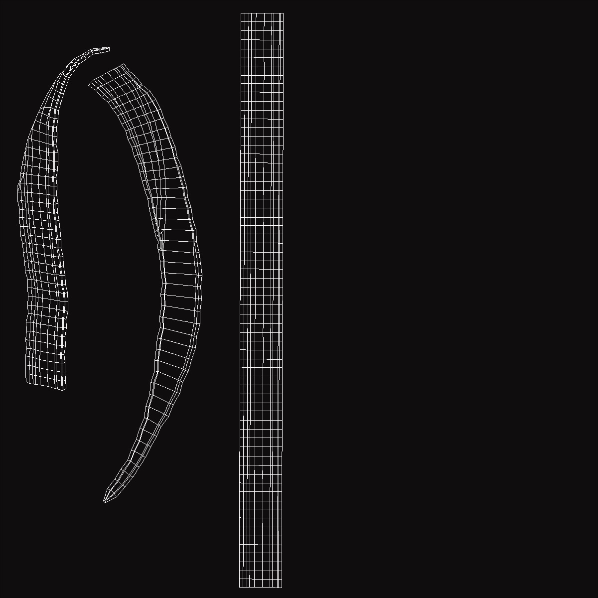 3D Badminton Rackets and Shuttlecock model