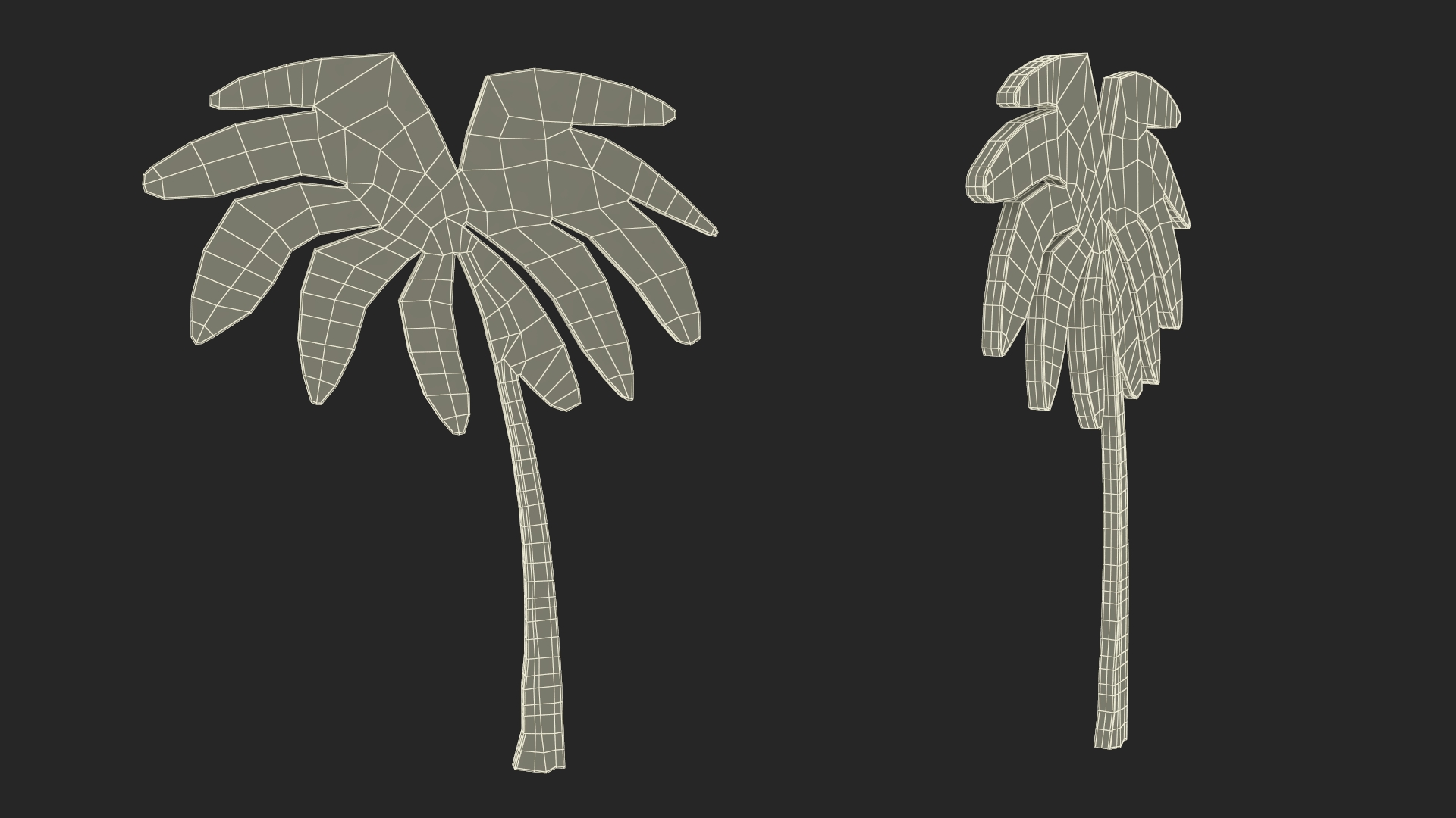 3D model Palm Tree Silhouette