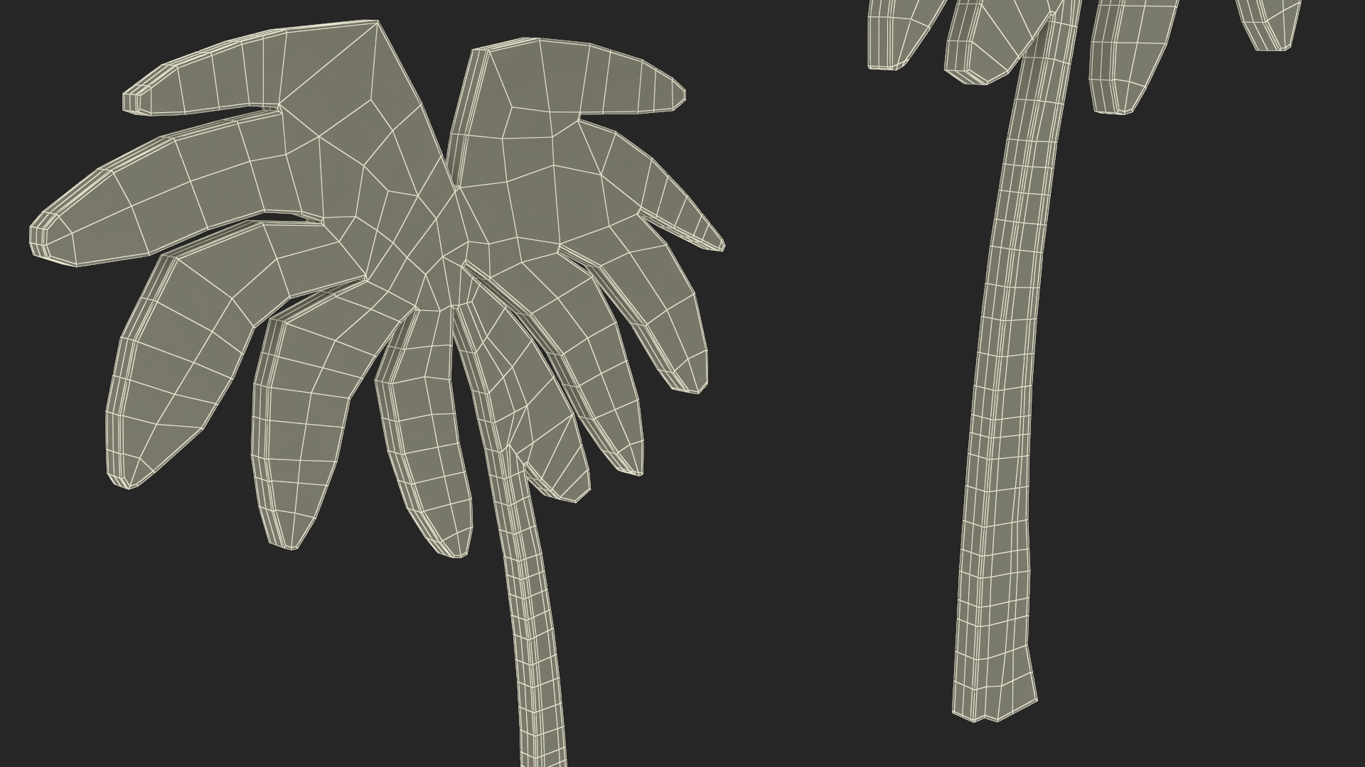 3D model Palm Tree Silhouette