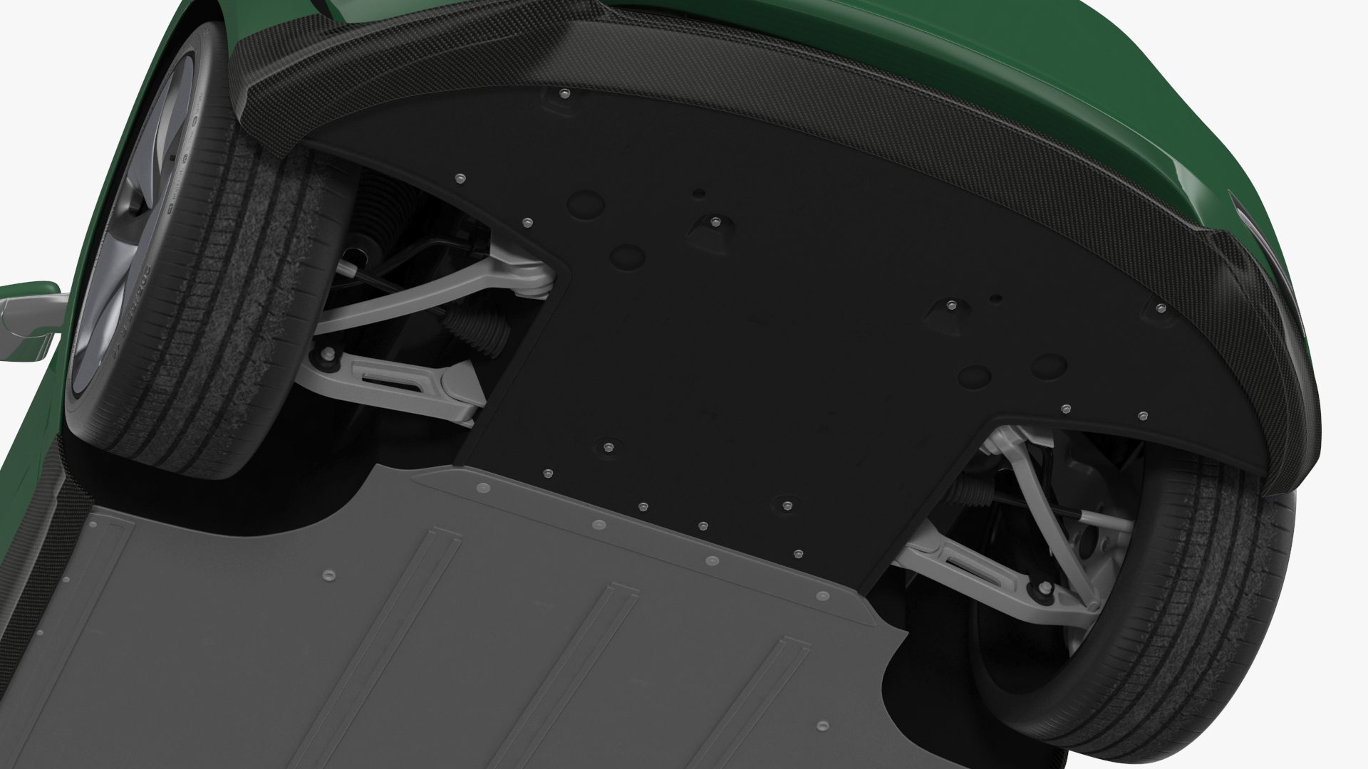 3D model Tesla Model 3 with Wheel and Roof Accessories