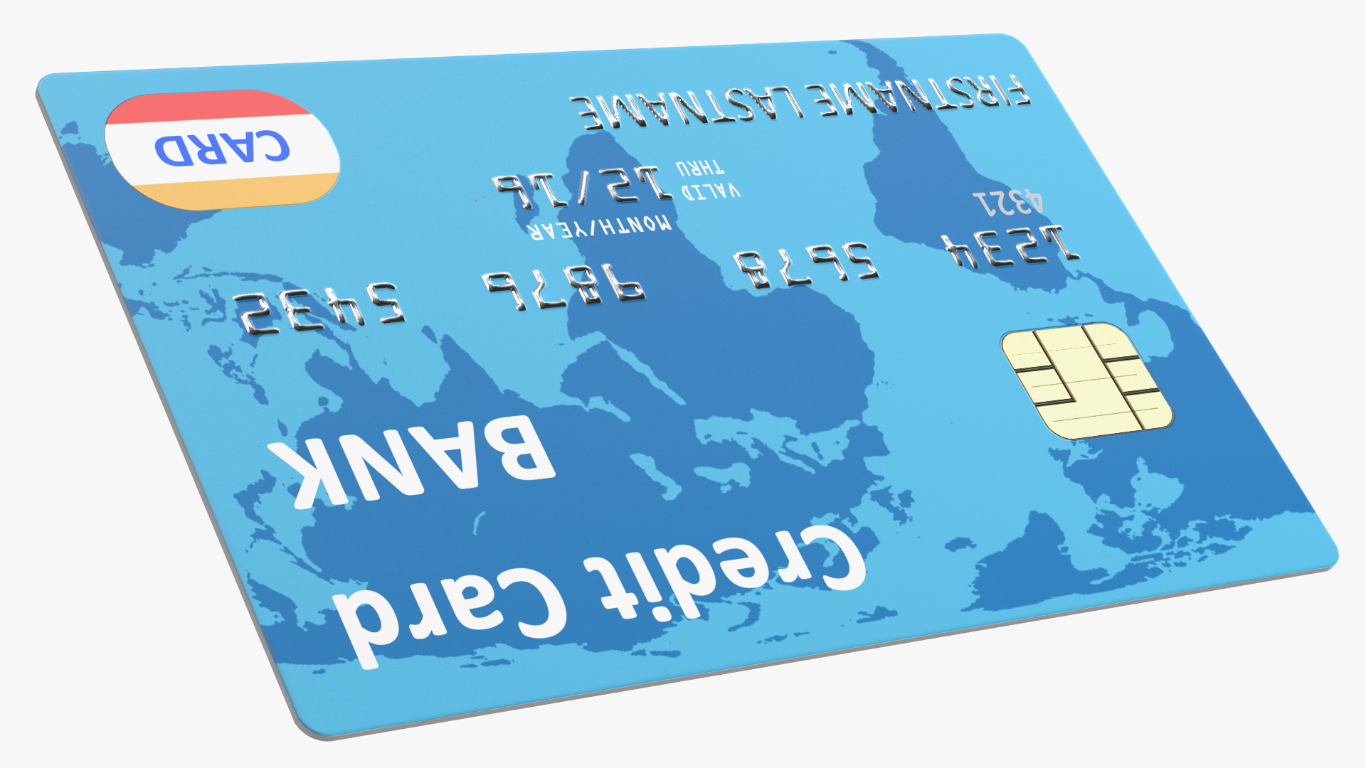3D model Standard Credit Card