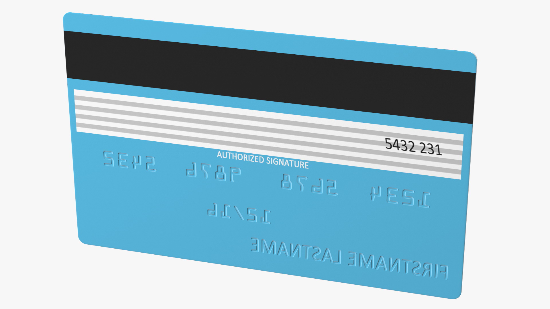 3D model Standard Credit Card