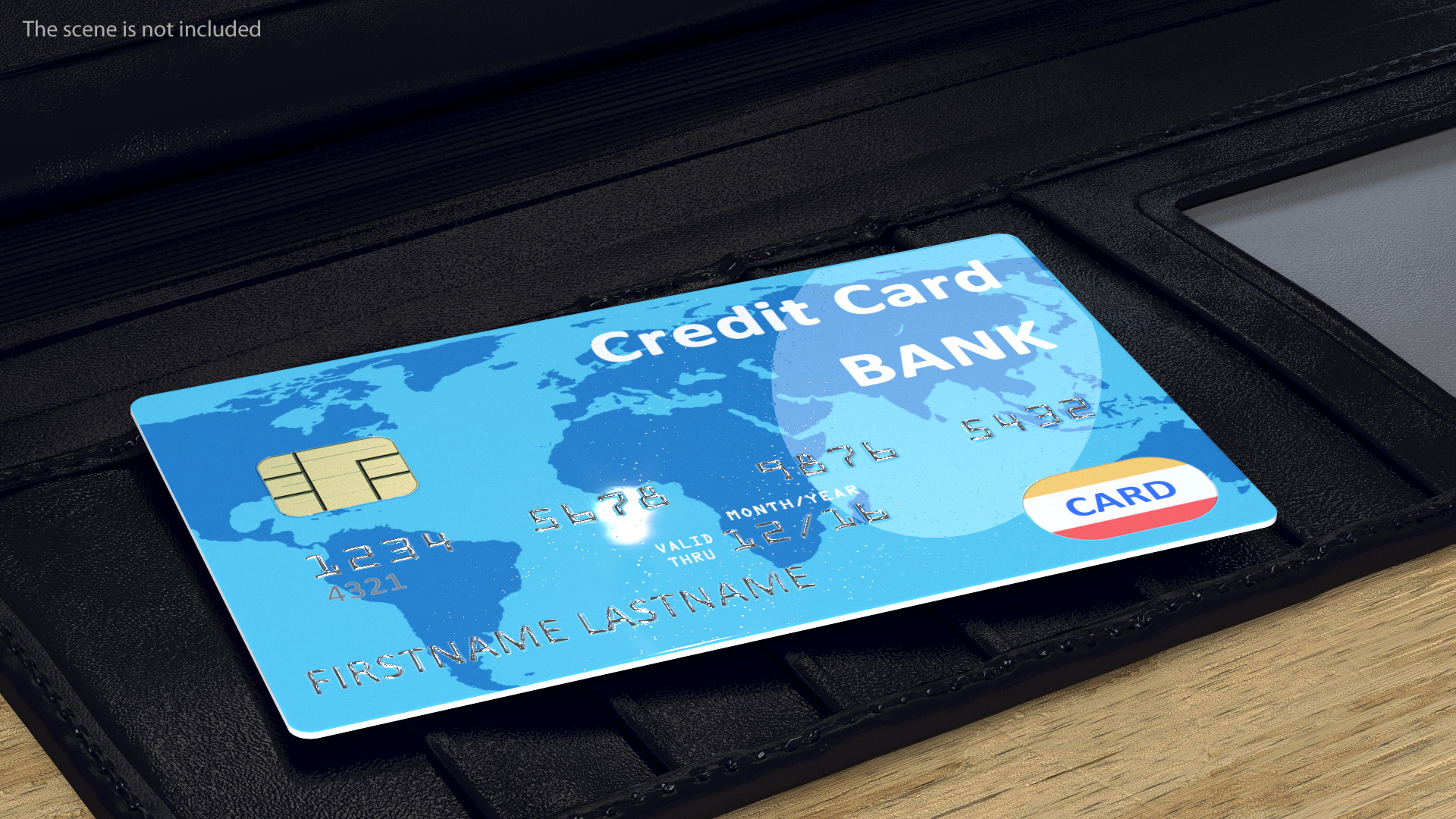 3D model Standard Credit Card