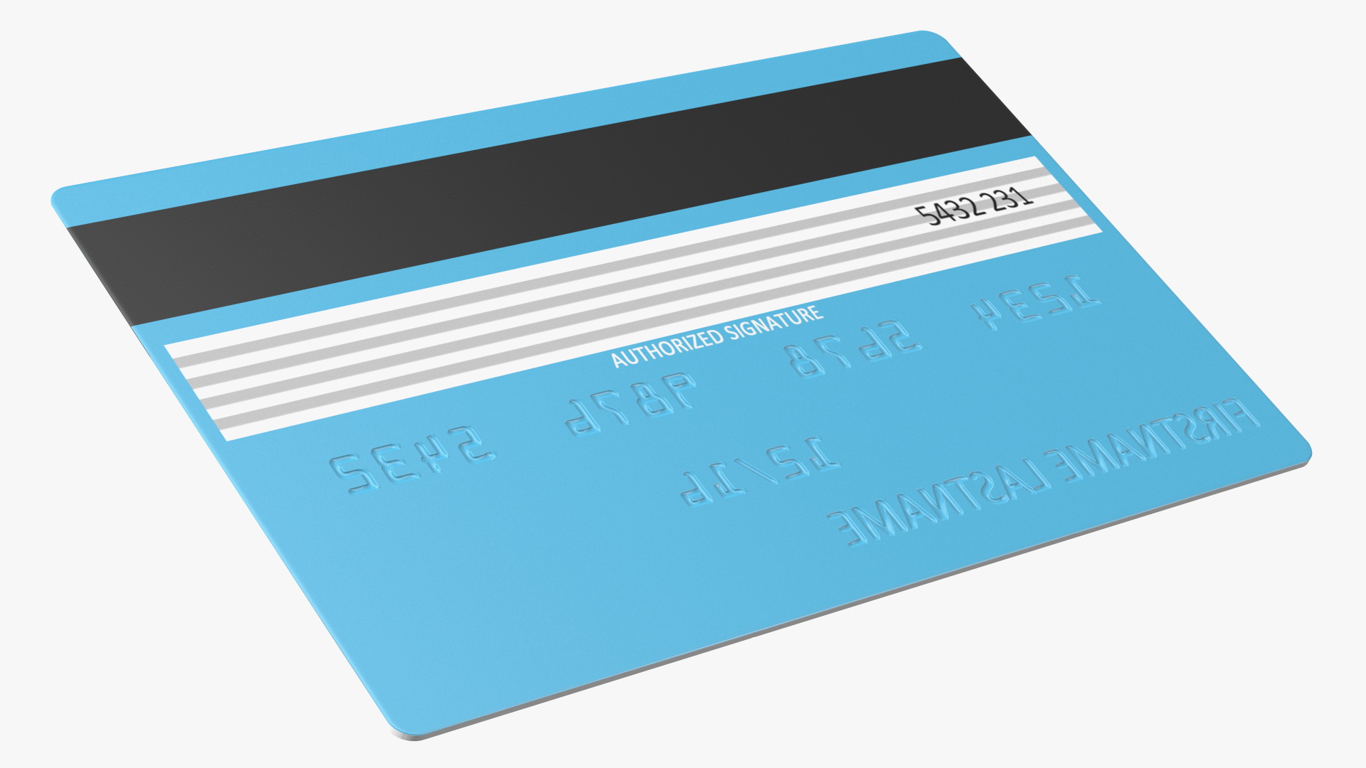 3D model Standard Credit Card