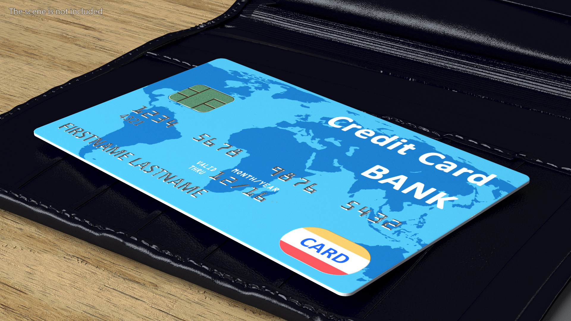 3D model Standard Credit Card