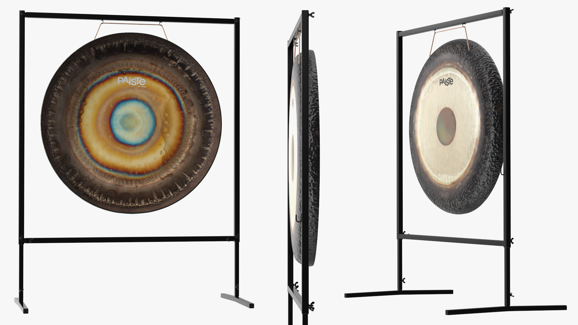 Symphonic Gong Paiste 40 inch Square Stand 3D
