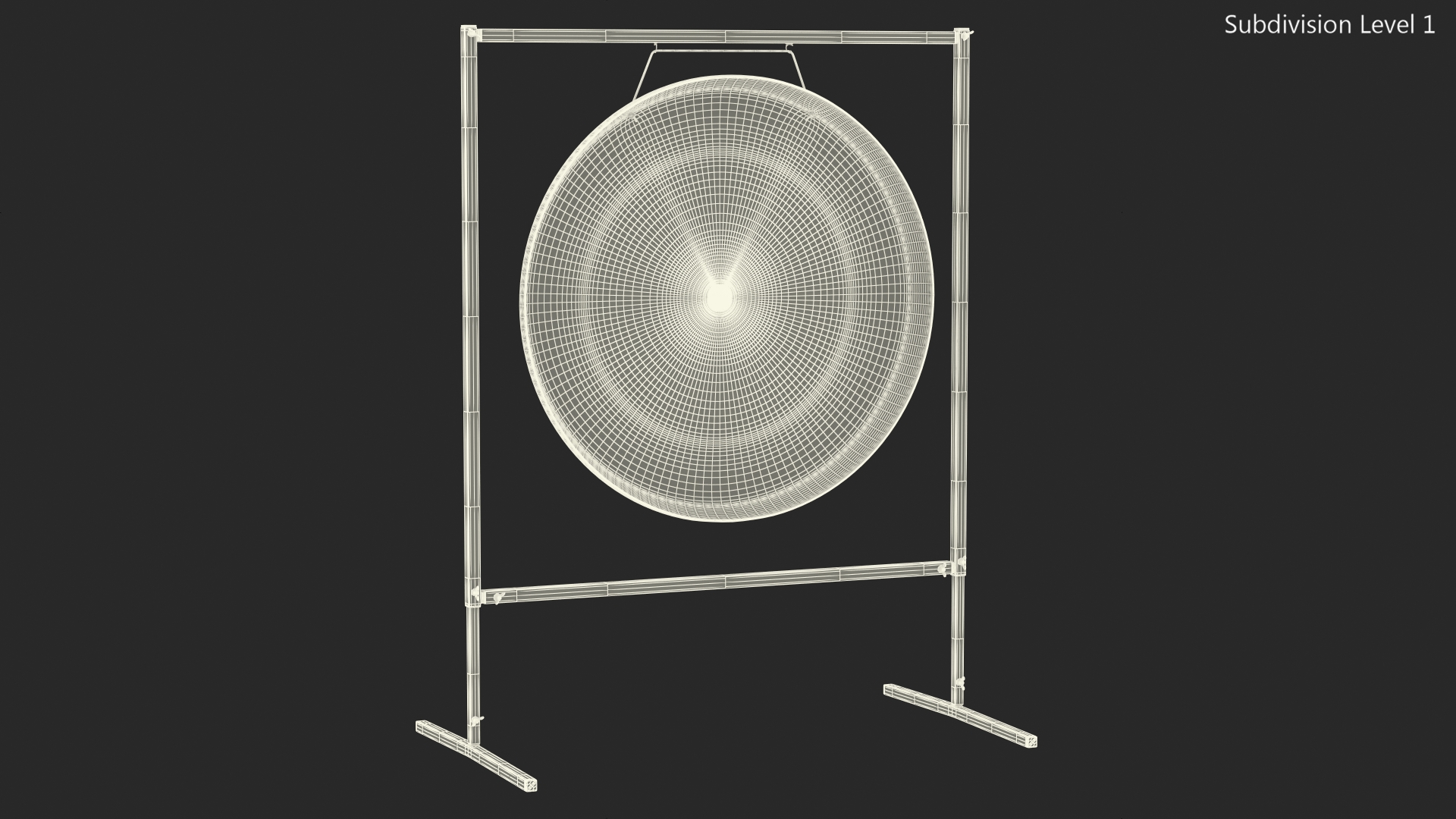 Symphonic Gong Paiste 40 inch Square Stand 3D