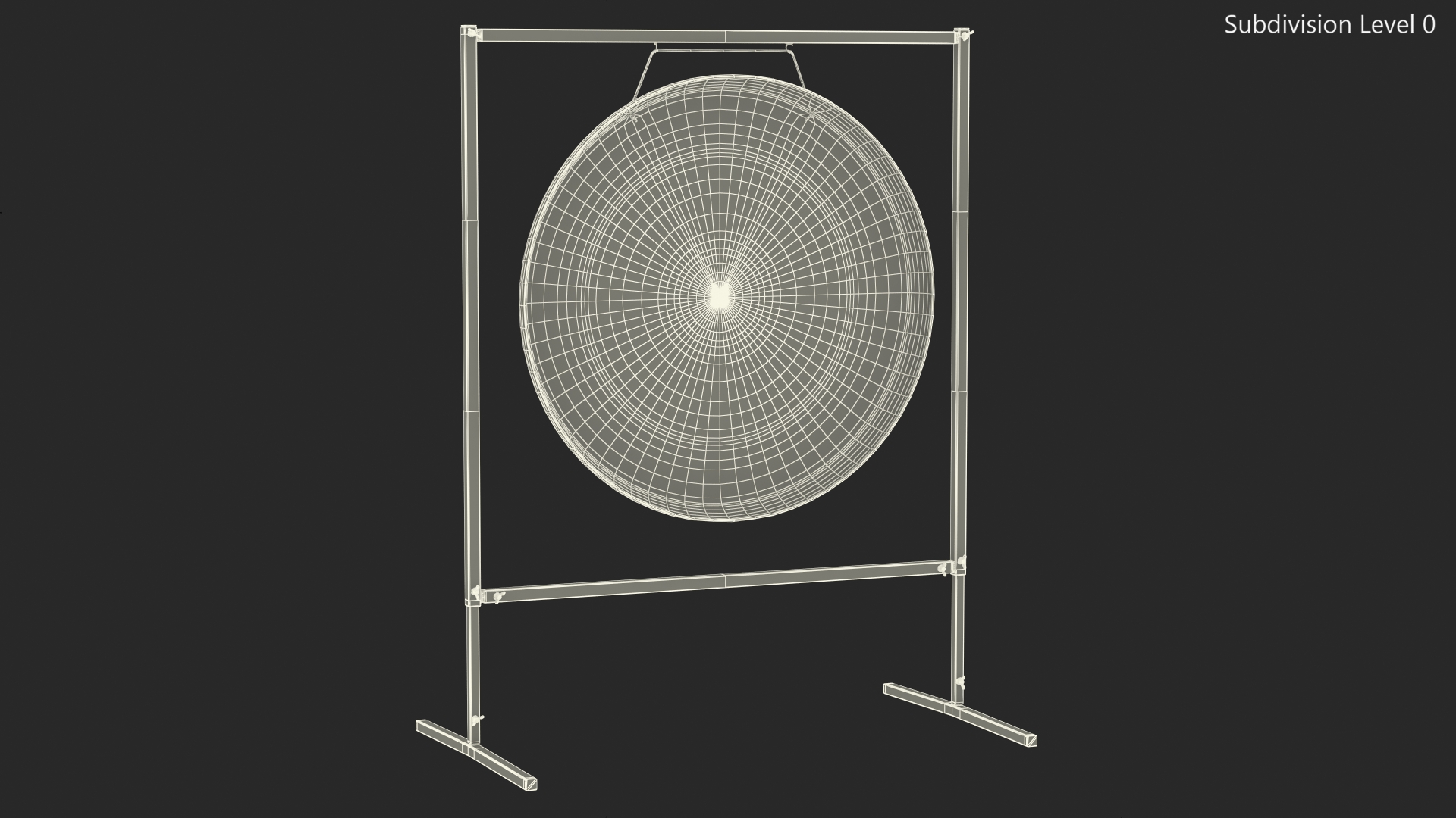 Symphonic Gong Paiste 40 inch Square Stand 3D