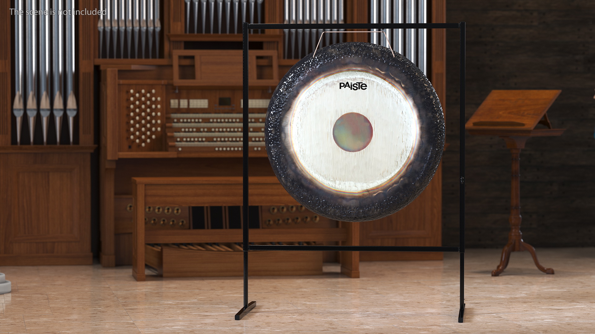 Symphonic Gong Paiste 40 inch Square Stand 3D