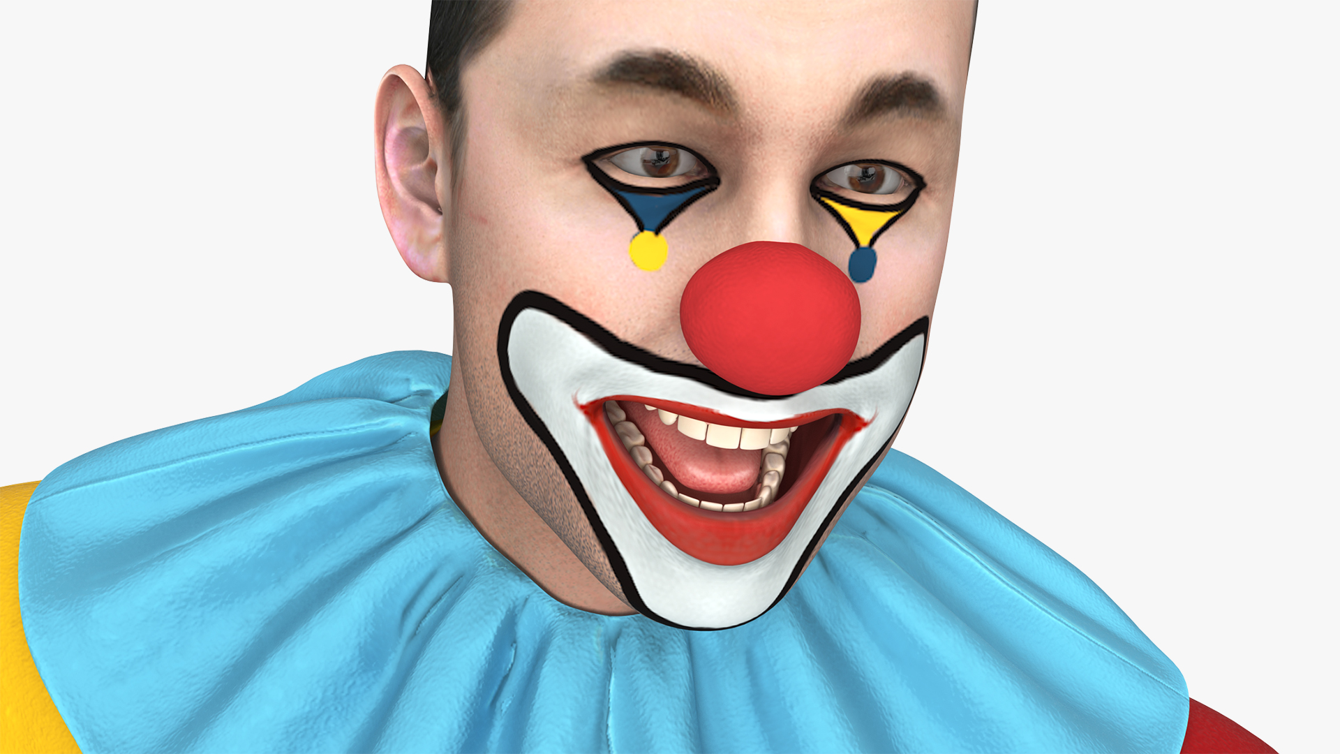 3D model Circus Clown Dancing Pose