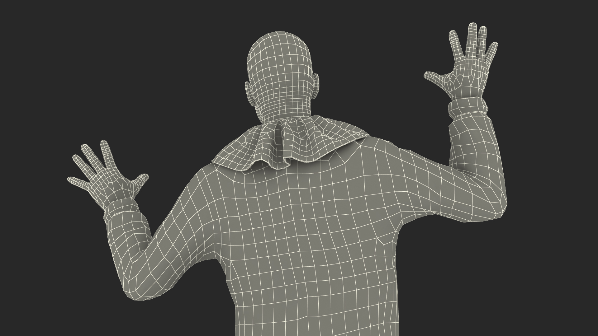 3D model Circus Clown Dancing Pose