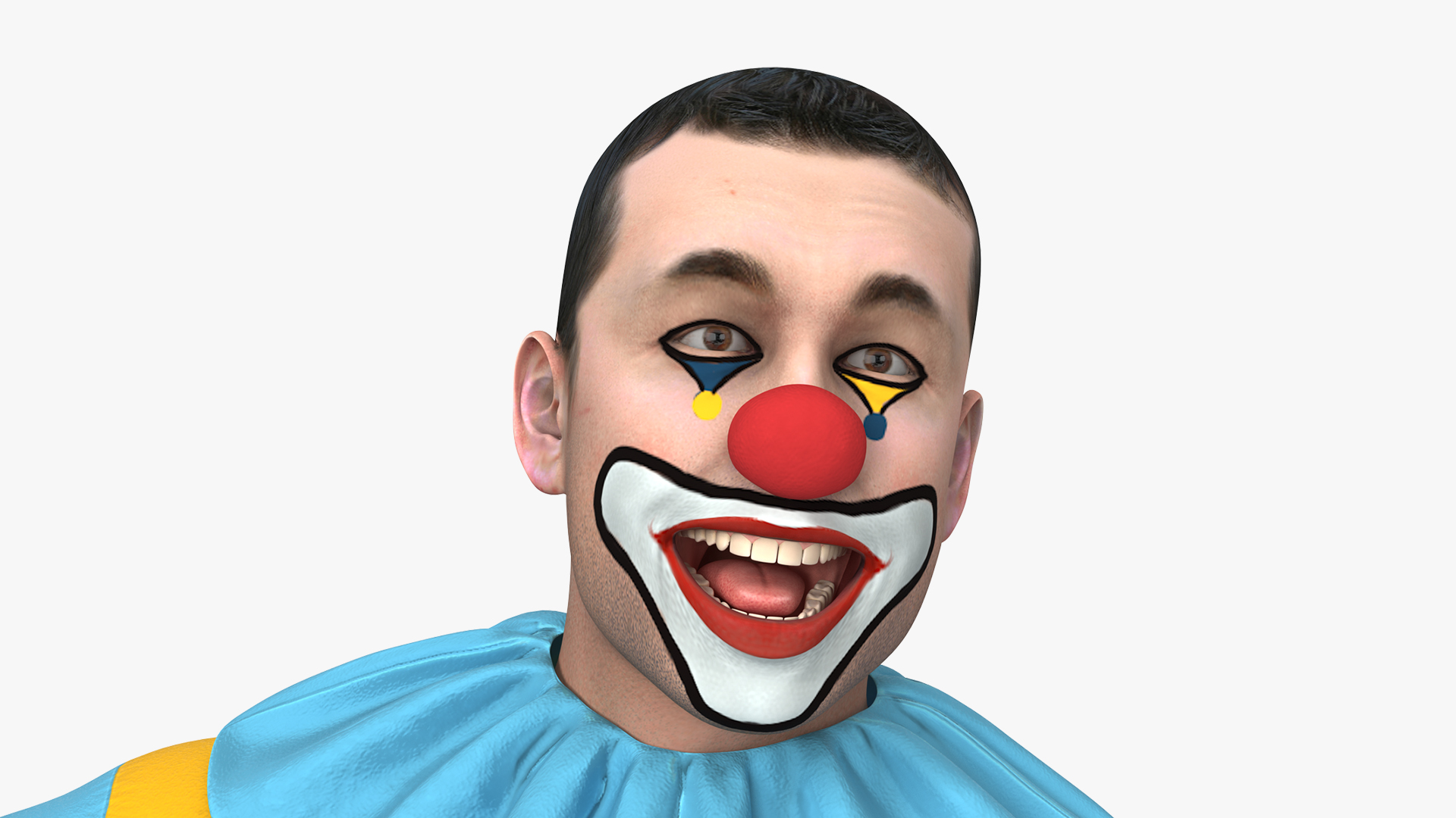 3D model Circus Clown Dancing Pose