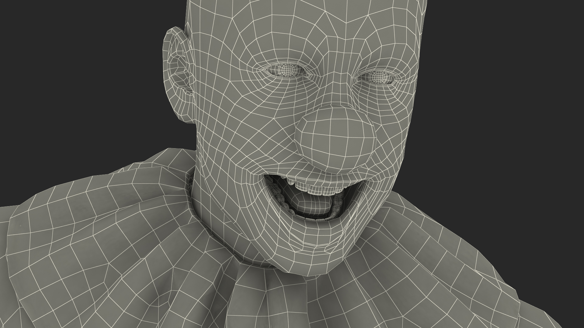 3D model Circus Clown Dancing Pose