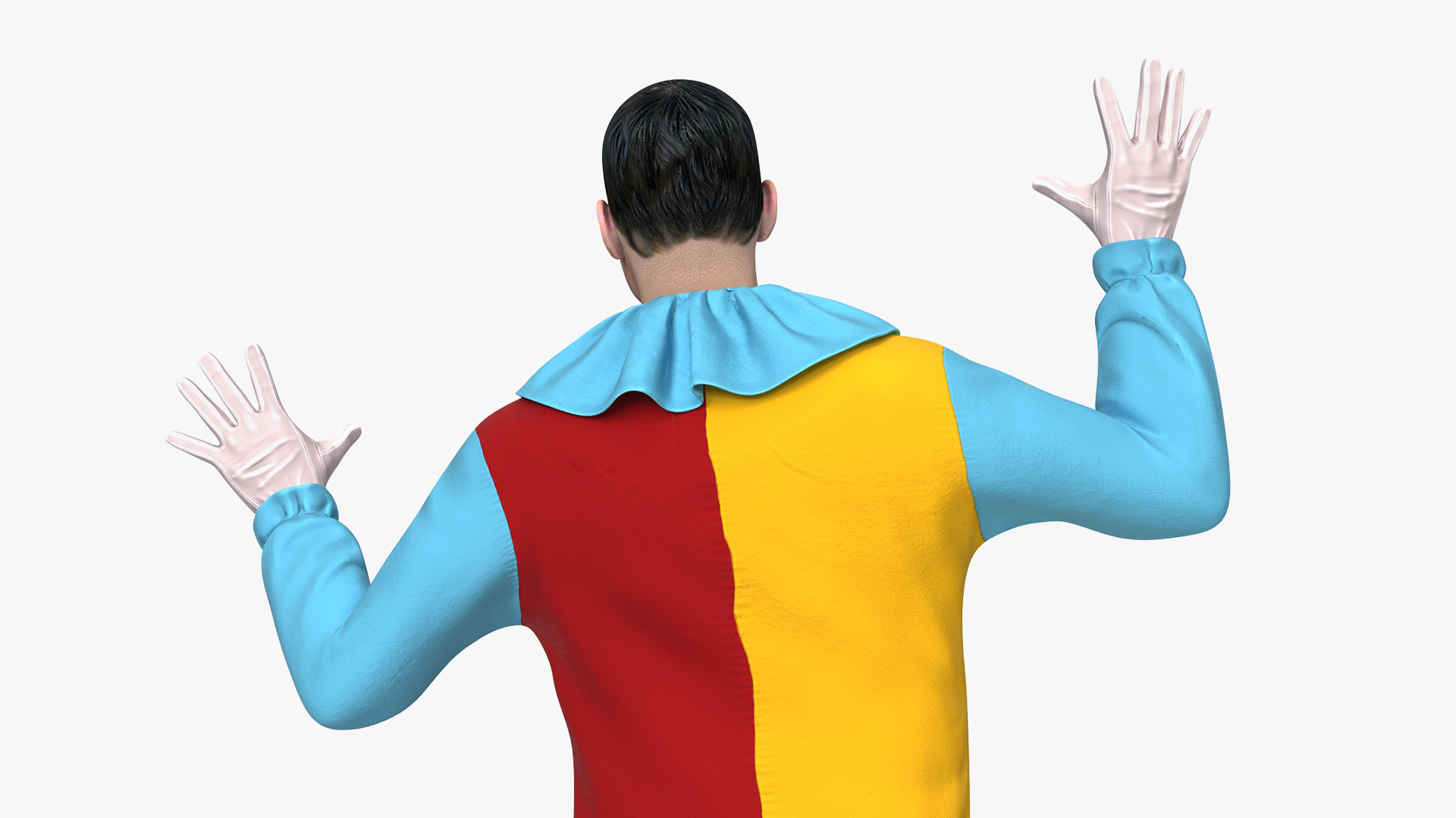 3D model Circus Clown Dancing Pose