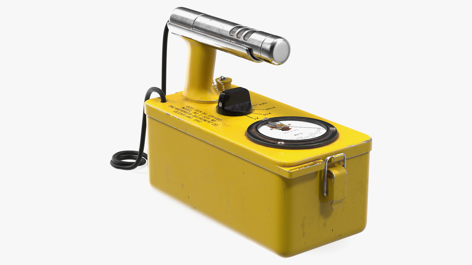 3D model Victoreen CDV 700 Cold War Geiger Counter Old