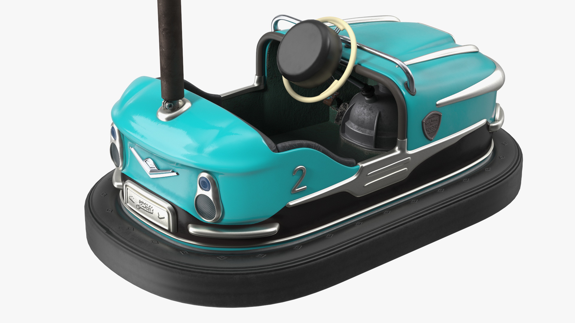 Bumper Car Gebruder Ihle Corvette 1962 Blue New 3D