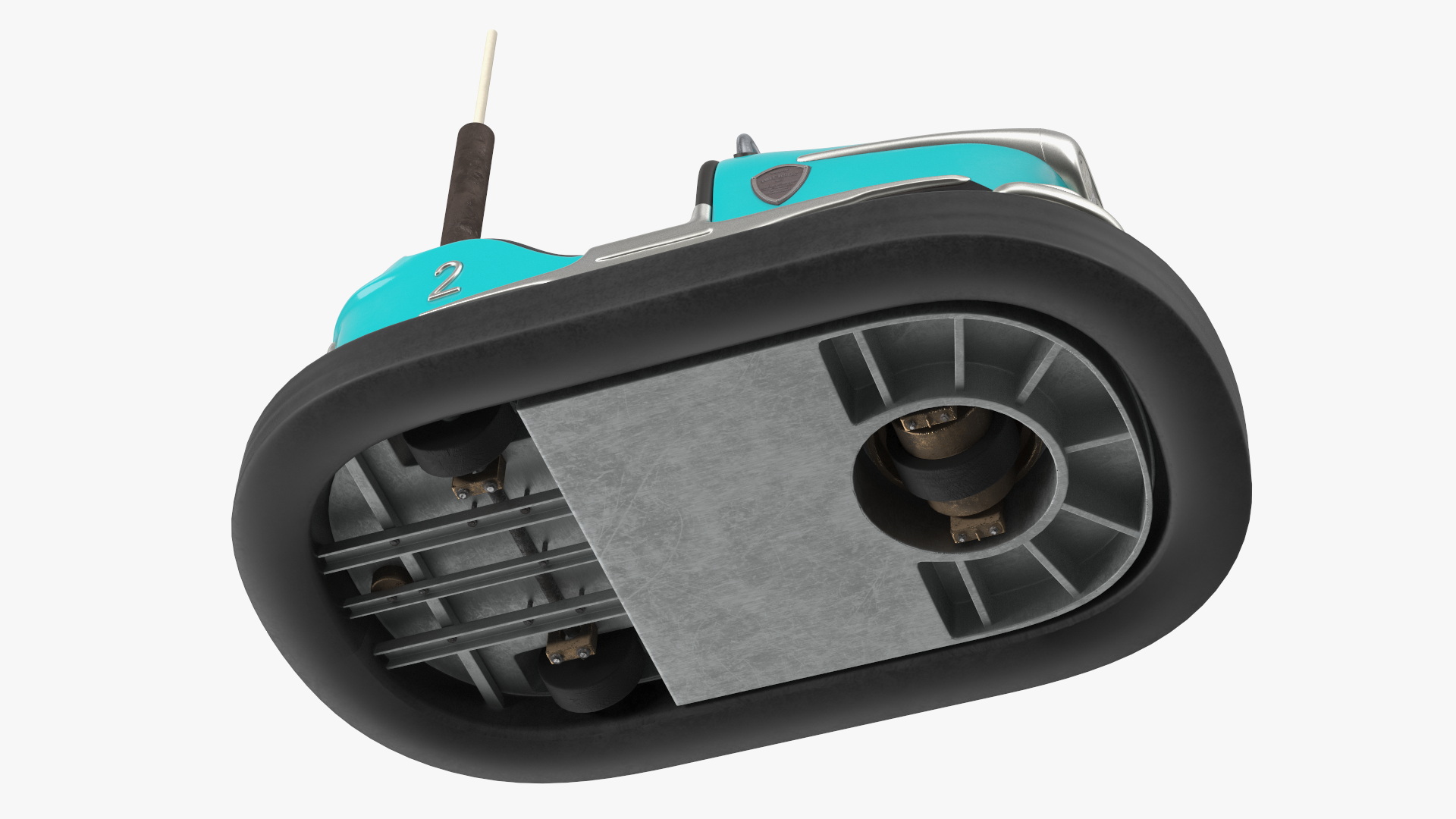 Bumper Car Gebruder Ihle Corvette 1962 Blue New 3D
