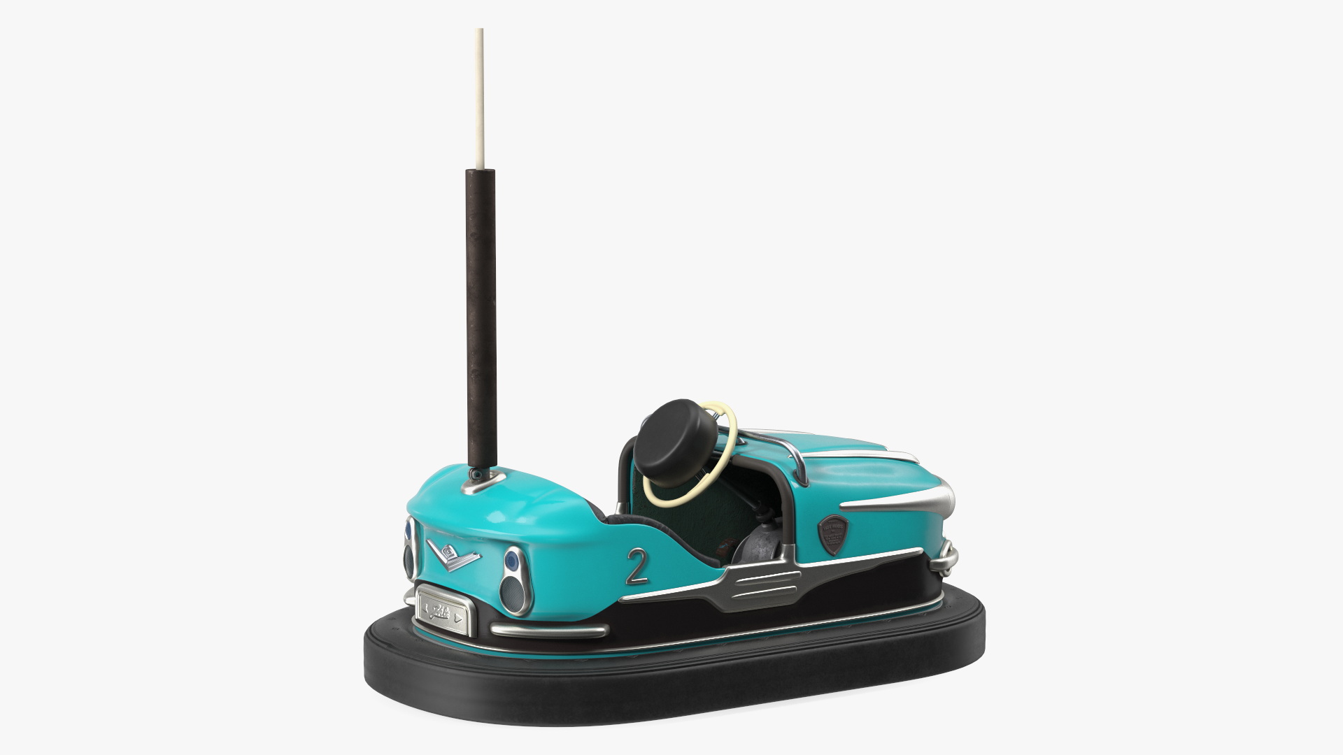 Bumper Car Gebruder Ihle Corvette 1962 Blue New 3D