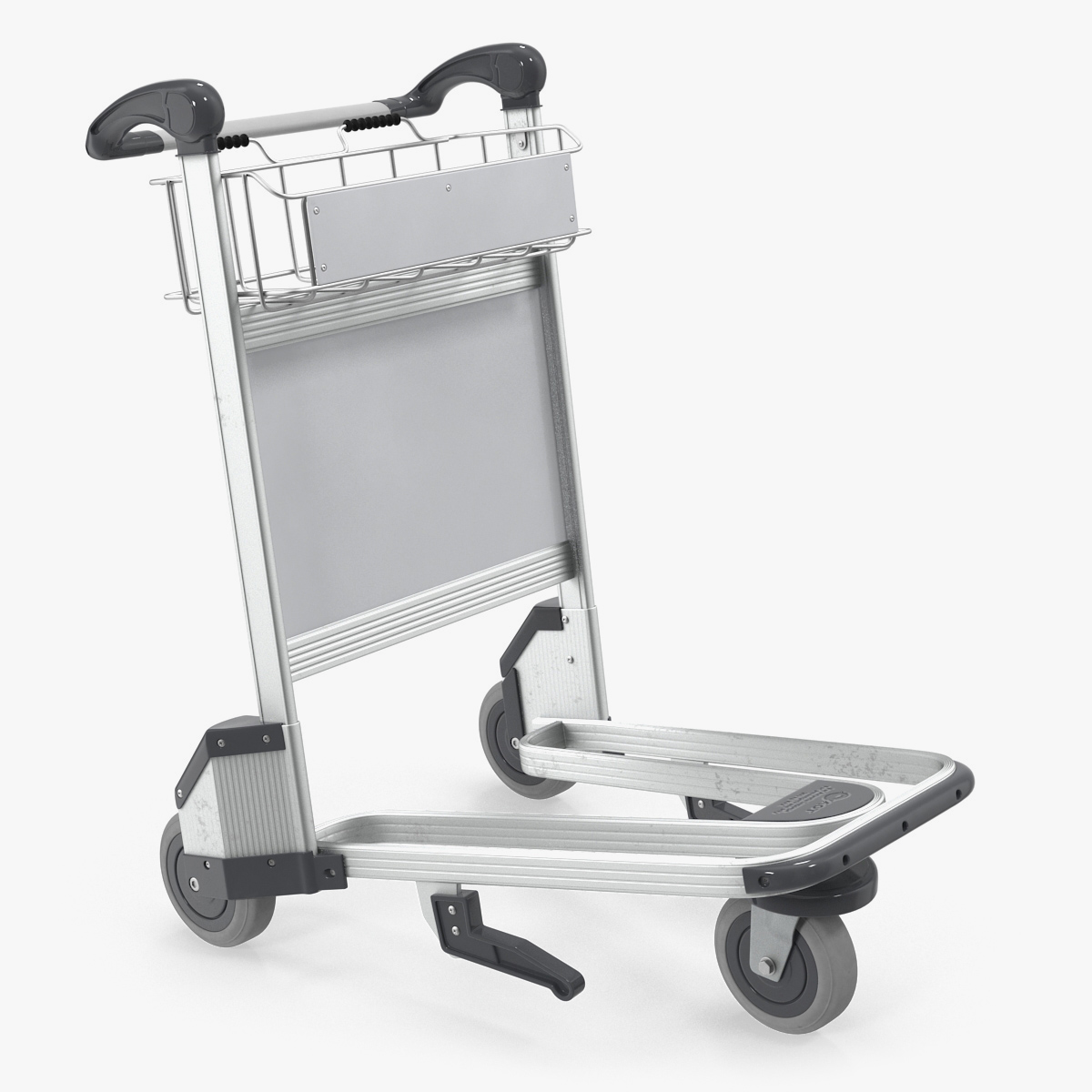 Airport Luggage Trolley Empty