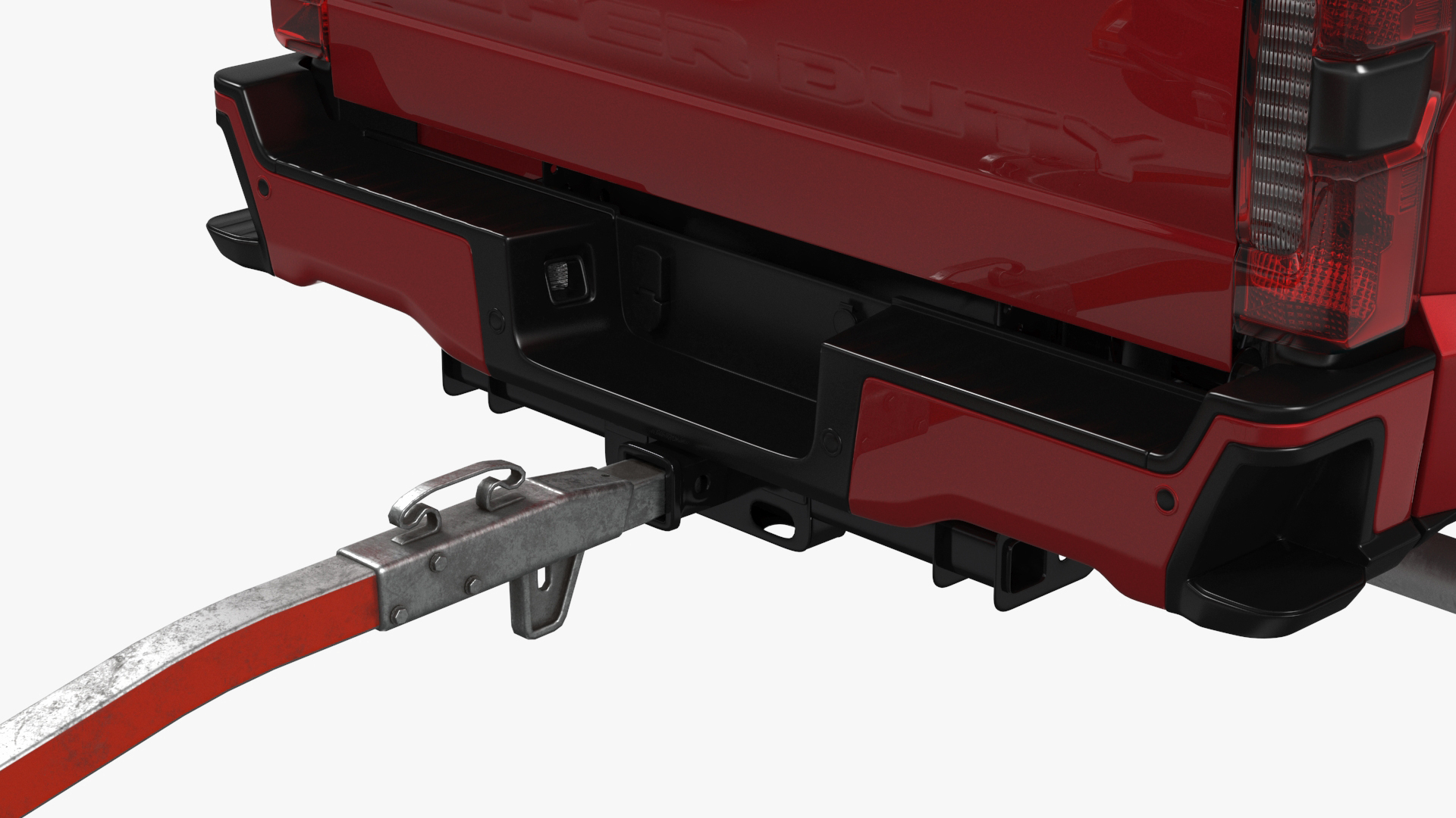 Ford F-550 with Tow Dolly and Sport Car 3D model