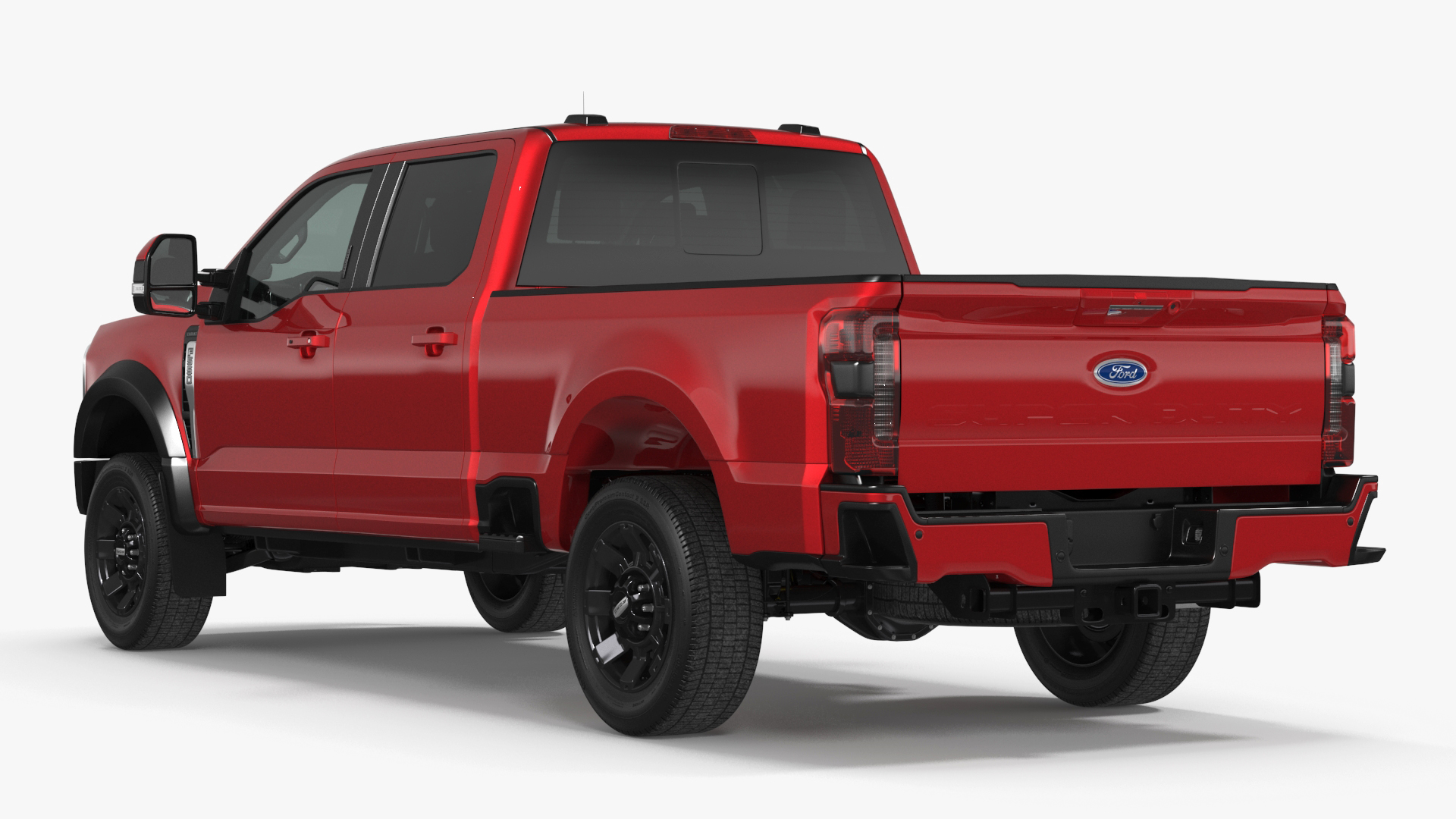 Ford F-550 with Tow Dolly and Sport Car 3D model