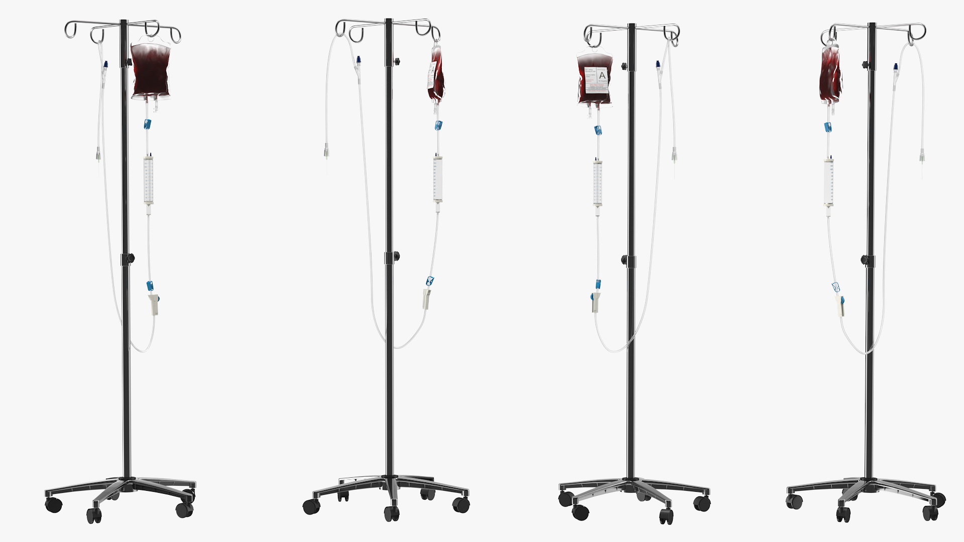 3D IV Blood Bag Dropper Stand
